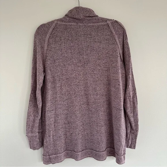 Chelsea and Theodore Pink Cowl Neck Jersey Pullover Sweater Size Large - Picture 2 of 5